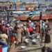 Fishing activities ongoing at the shore