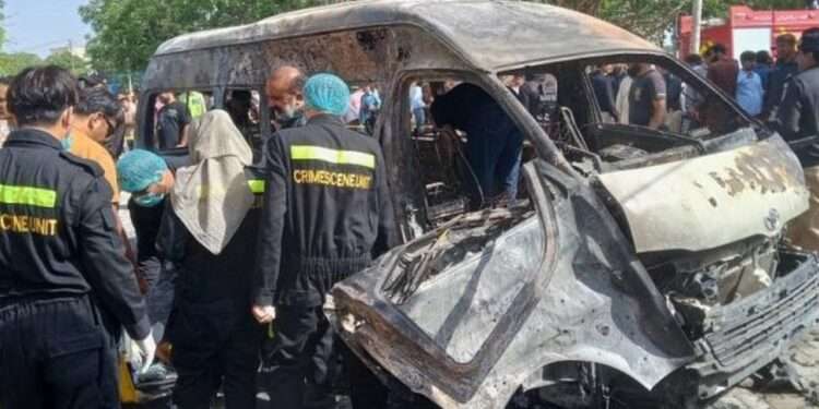China Condemns Murder of Tutors in Pakistan Attack 1 The blast happened near the Confucius Institute in Karachi