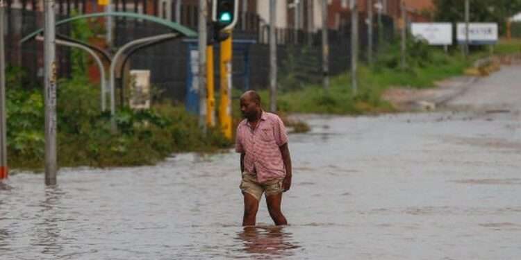 In Durban, many streets remain underwater