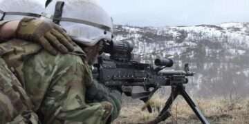 US paratroopers taking part in the NATO training