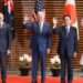 Australia's Anthony Albanese, US' Joe Biden, Japan's Fumio Kishida and India's Narendra Modi meeting