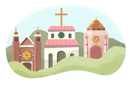 illustration churches religious organizations