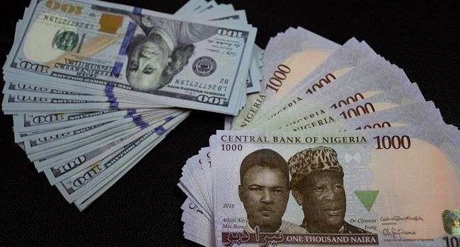 naira and dollar notes