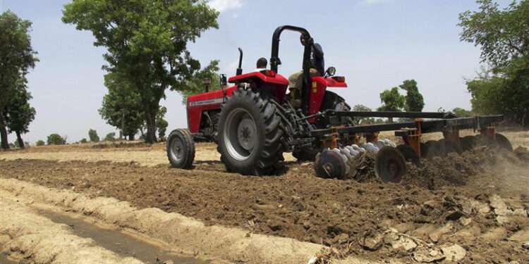 Safeguard Agricultural Lands to Realize SDG Goals- GAWU to Gov’t 1 Farmer ploughing the field