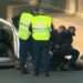 One woman was arrested after blocking the Sydney Harbour Tunnel with a car