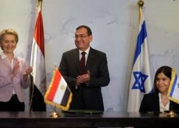 EU Commission President Ursula von der Leyen signed a memorandum of understanding with Egypt and Israel in what has been described as a 'historic agreement'