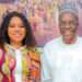'Made-In-Ghana' Ambassador Commends Alban Bagbin 12 Emelia Arthur in a pose with Alban Bagbin