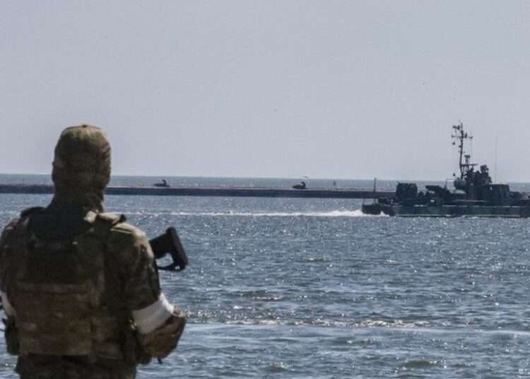 Russia is stopping Ukrainian ships leaving their ports