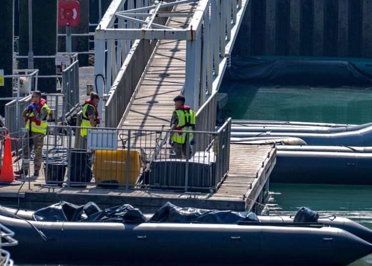Some due for Removal From the UK Could be Electronically Tagged 1 Migrant Boats