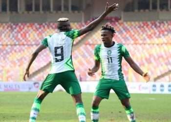 Osimhen Scores 4 Times As Nigeria Demolishes Sao Tome 10-0 In 2023 AFCON Qualifiers