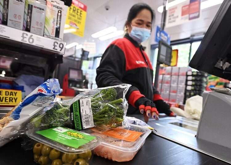 UK Inflation Hits Highest as Food Drives Prices up 1 A Supermarket