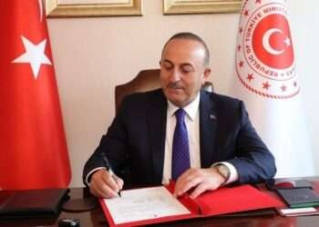 Turkish Foreign Minister Mevlut Cavusoglu