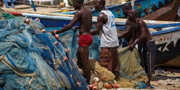 PFC Urges Ghanaians to Contribute Toward Protecting the Ocean 1 Fishermen at work