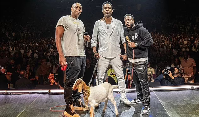 An image of Kevin Hart, Chris Rock and Dave Chappelle