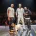 Kevin Hart gifts comedian Chris Rock a GOAT called 'Will Smith' live on stage 12 An image of Kevin Hart, Chris Rock and Dave Chappelle