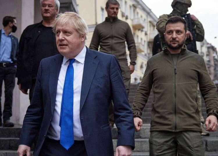 Boris Johnson: World Reacts as UK PM Resigns 1 Boris Johnson and Volodymyr Zelenskyy