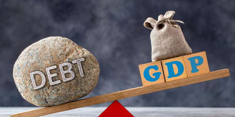 Ghana’s Public Debt Up By GH¢41.6 billion In The First Half Of 2022, Debt-To-GDP Ratio Hits 78.3% 1 Ghana’s Public Debt Rises By GH¢41.6 billion In The First Half Of 2021, Debt-To-GDP Ratio Hits 78.3%