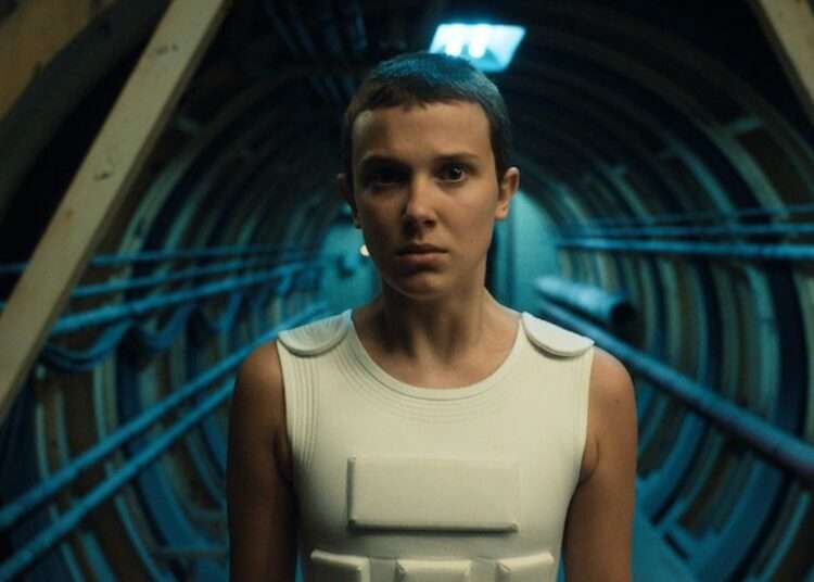Image of a season movie, Stranger Things, which has been watched for more than a billion hour