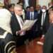 Sri Lanka Swears new President Into Office 11 Ranil Wickremesinghe was sworn in as the new president of Sri Lanka by the Chief Justice in parliament