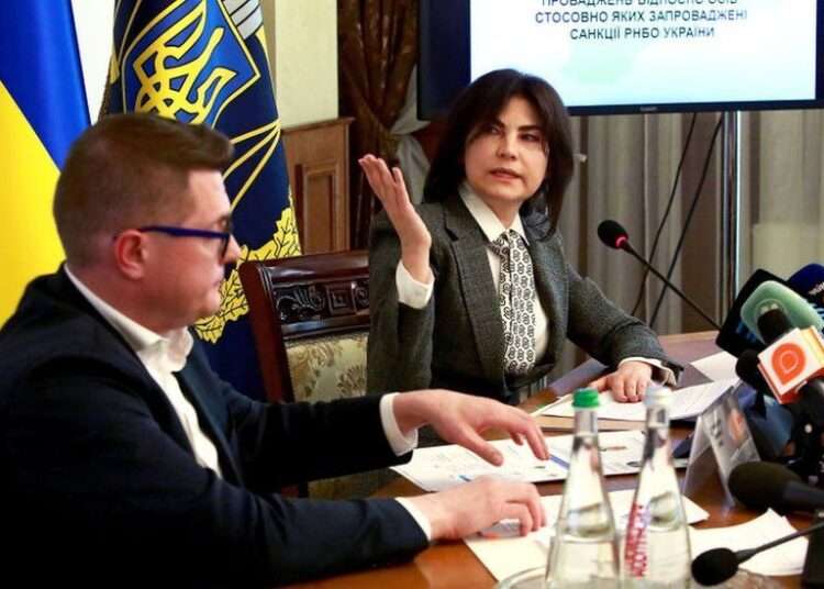 Ivan Bakanov (left) and Iryna Venediktova have so far not commented on their suspensions