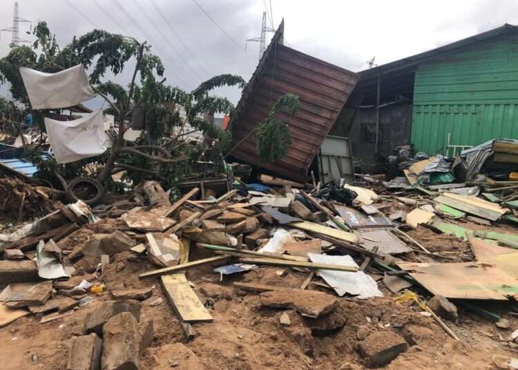 The Ghana Grid Company Limited (GRIDCo), has commenced demolishing exercise on its Right of Way to ward of encroachers.