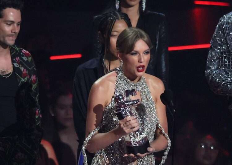 Taylor Swift Announces New Album At VMAs 1 Taylor Swift has announced a new album as she scooped the top prize at the MTV Video Music Awards (VMAs).