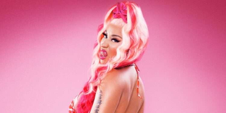 Nicki Minaj has set a new chart record in the US after releasing 121 singles in the last 12 years.