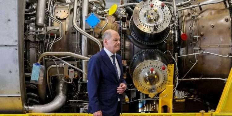 Germany has announced a €65bn (£56.2bn) package of measures to ease the threat of rising energy costs, as Europe struggles with scarce supplies after Russia's invasion of Ukraine.