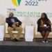 A panel discussion at the event