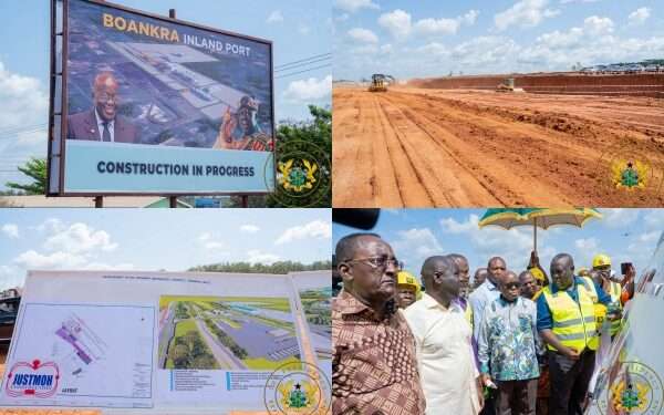 President Akufo-Addo, has been assured that the $330 million Boankra Integrated Logistics Terminal project, which has been on the drawing board for some eighteen (18) years, will be completed by the first quarter of 2024.
