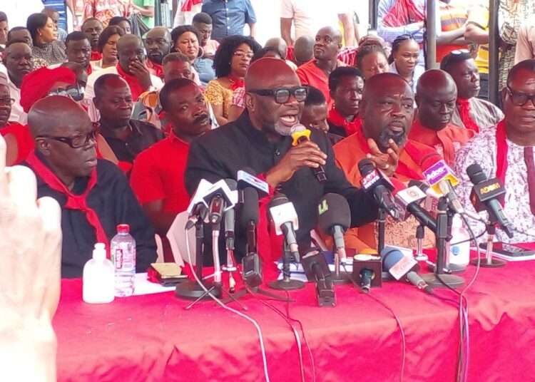GUTA Suspends Strike 1 File Photo: GUTA President Addressing the Media