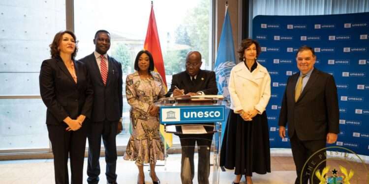 Education Must Remain A Priority For Global Development– President Akufo-Addo 1 President Akufo-Addo has charged Member States of the United Nations Educational, Scientific and Cultural Organisation (UNESCO) to ensure that education remains a priority in the common development agenda of countries.