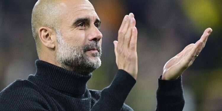 Pep Guardiola, Manager Of Man City club