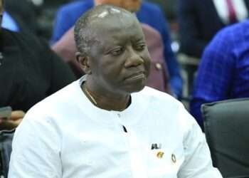 Ken Ofori Atta, Minister of Finance and Economic Planning at Ad hoc committee sitting