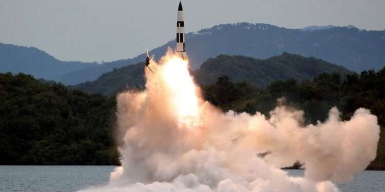 North Korea Test-Fires Intercontinental Ballistic Missile 1 missile