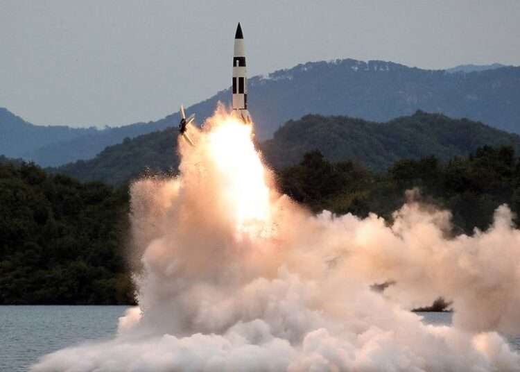 North Korea Test-Fires Intercontinental Ballistic Missile 1 missile