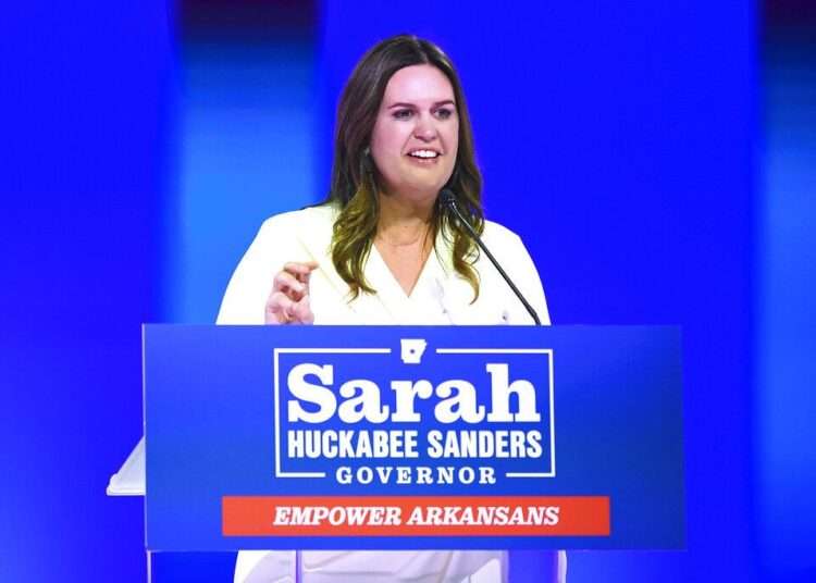 Sarah Sanders, Arkansas Governor Elect