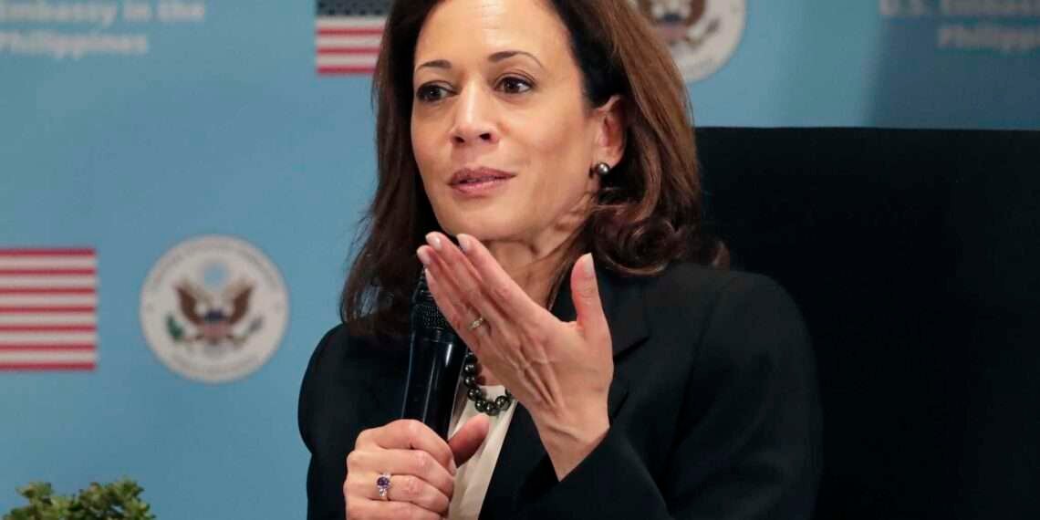 <strong>Kamala Harris flies to Philippine island near disputed sea</strong> 1 U.S. Vice President Kamala Harris speaks during a female empowerment forum in Manila, Philippines