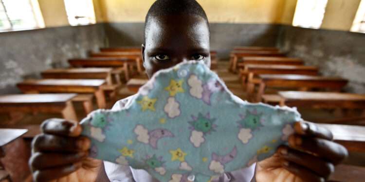 Basic school girls unable to afford sanitary pads.