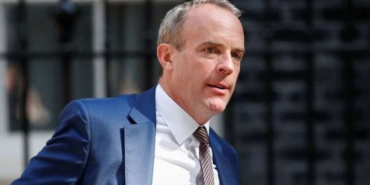 Dominic Raab, UK's Deputy PM, Secretary of Justice and Lord Chancellor