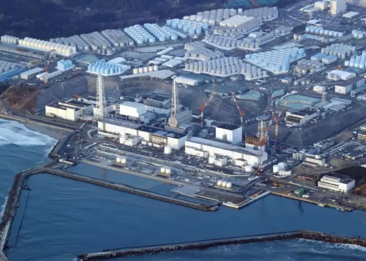 The Fukushima Daiichi nuclear power plant in Okuma town.