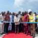President Akufo-Addo has commissioned a new state-of-the-art Dry Bulk Terminal and the Atlantic Terminal Services Multipurpose Container Terminal, as well as the Prime Meridian Dock Company’s Floating Dry-dock at the Takoradi Harbour in the Western region.