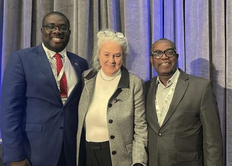 NLA At 60: President Of World Lottery Association Visits Ghana. 1 NLA Executives With WLA President