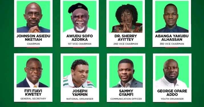 Newly-elected National Executives Of NDC Sworn In By EC 1 Newly Elected National Executives
