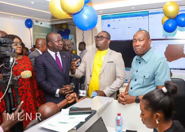 The Minister for Lands and Natural Resources, Hon. Samuel A. Jinapor, has commissioned a network centre at the Minerals Commission to monitor and track earth moving and mining equipment, including excavators, and vehicles used in the transportation of explosives.