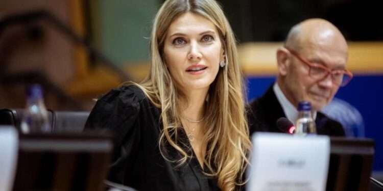 European Parliament Vice President, Eva Kaili.