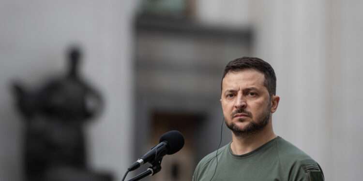 President of Ukraine,  Volodymyr Zelenskyy.