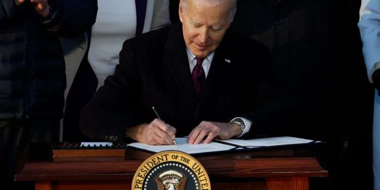 President Biden Signs Same - Sex Marriage Bill At White House 1 President Joe Biden