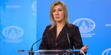Russian foreign ministry spokesperson, Maria Zakharova.