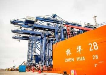 <strong>Nigeria: Lekki Deep Sea Port To Generate $361bn Revenue, 200,000 Jobs</strong> 5 The Zhen Hua 28, the first-ever vessel to berth at the Lekki Deep Seaport in Lagos, Nigeria